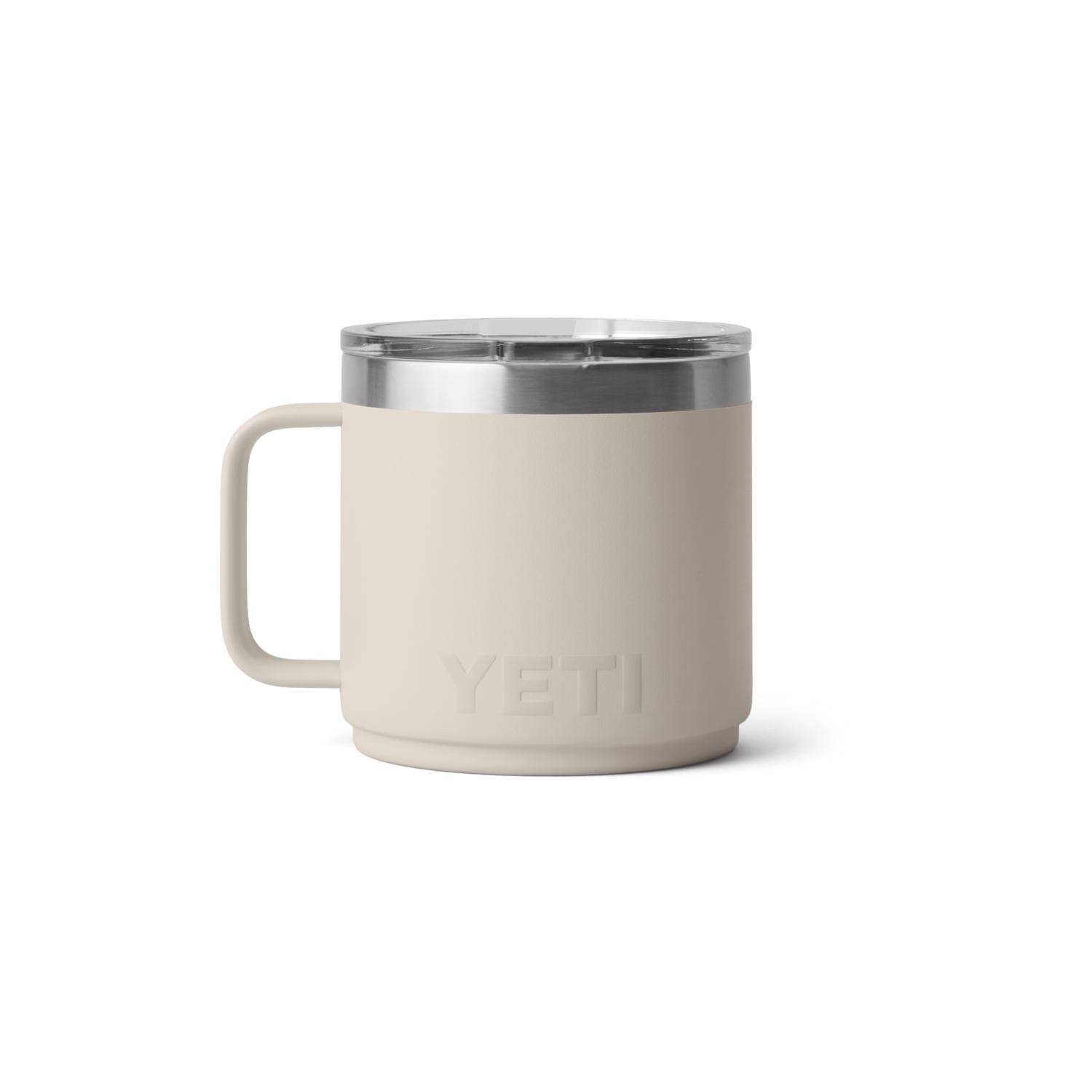 YETI Rambler 14 oz Cape Taupe BPA Free Mug with Lid Mfr