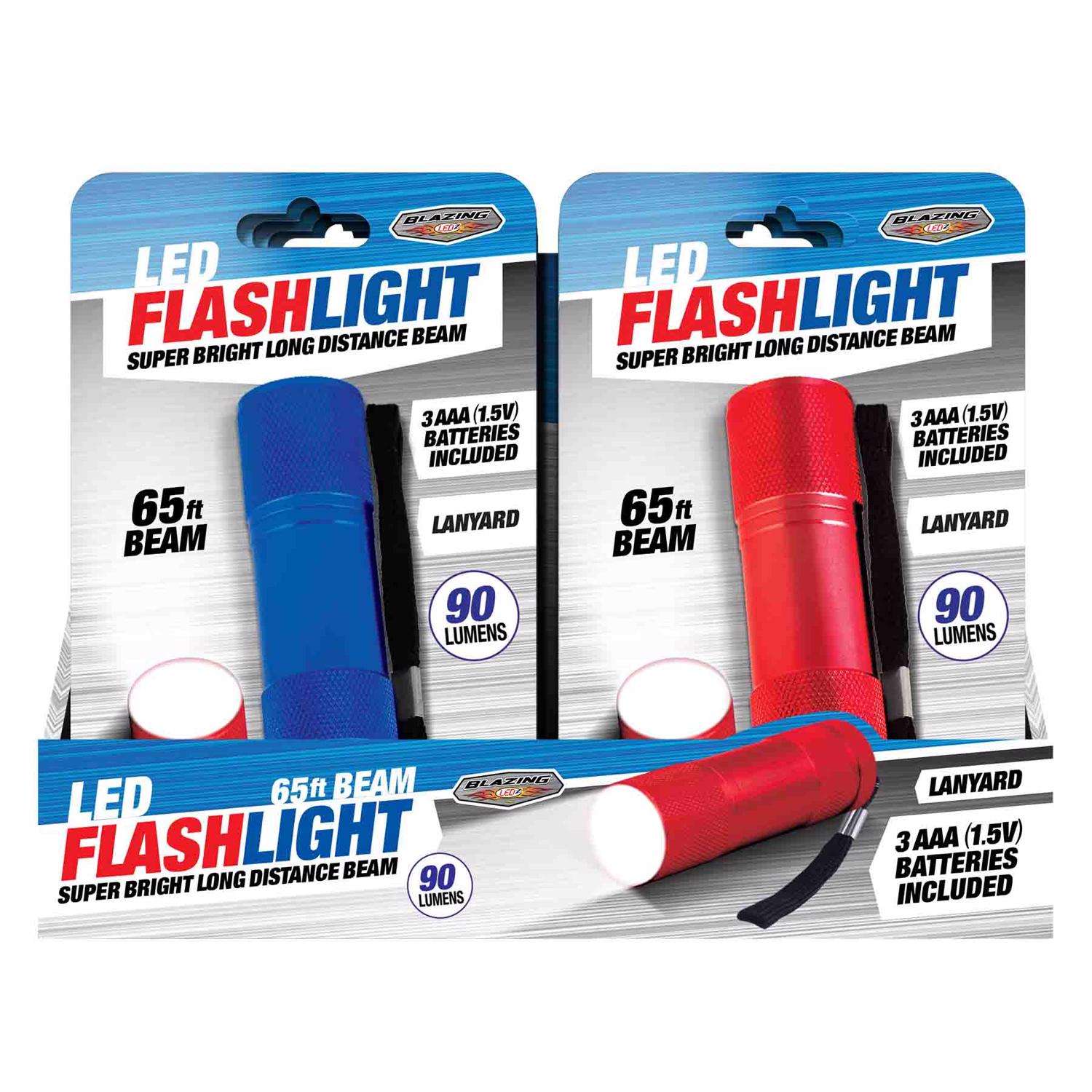 Blazing LEDz 90 lm Assorted LED Flashlight AAA Battery Ace Hardware