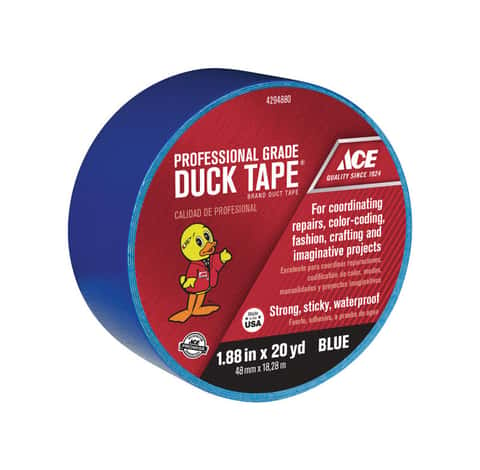 Ace 1.88 in. W X 20 yd L Blue Solid Duct Tape - Ace Hardware