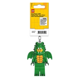 LEGO Plastic Green Dragon Keychain w/LED Light