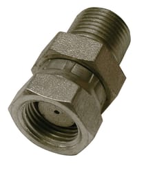 Apache Steel 3/8 in. D X 3/8 in. D Hydraulic Adapter 1