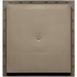 Builders Edge 16-1/2 in. H X 19 in. W X 1-1/4 in. L Prefinished Clay Vinyl Mounting Block