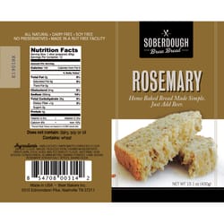 Soberdough Rosemary Brew Bread Mix 16 oz Bagged