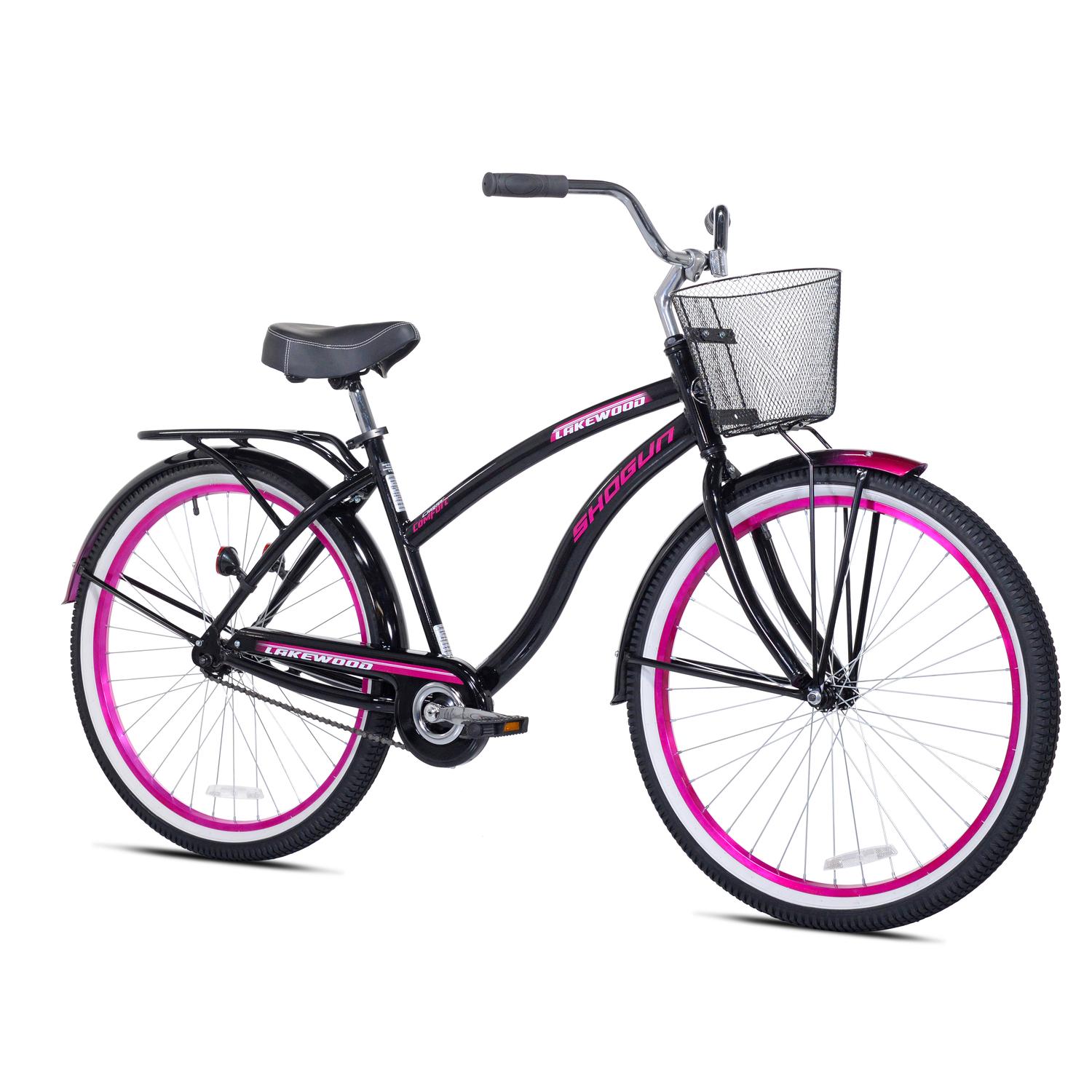 Shogun Women 26 in. D Cruiser Bicycle Pink Sansujyuku sansujyuku.com