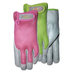 Midwest Quality Gloves Max Performance M Goatskin Leather Assorted Gardening Gloves