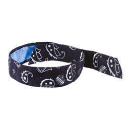 Ergodyne Chill-Its Western Bandana With Towel Navy One Size Fits Most