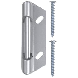 Ace 2-5/8 in. D X 2-5/8 in. L Zinc-Plated Silver Aluminum Screen/Storm Door Strike 1 pk