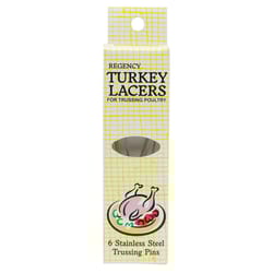 Regency Silver Stainless Steel Turkey Lacers/Trussing Pins