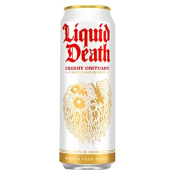 Liquid Death Cherry Sparkling Natural Mineral Water 19.2 fl. oz. 1 pk