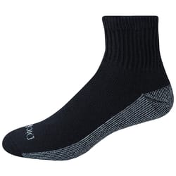 Dickies Dri-Tech Men's 6-12 Quarter Sock Black