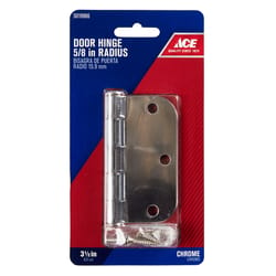 Ace 3-1/2 in. L Chrome Residential Door Hinge 1 pk