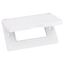 Sigma Engineered Solutions Rectangle Metal 1 gang 2.83 in. H X 4.57 in. W Horizontal GFCI Cover