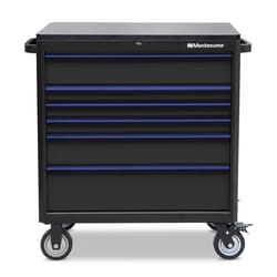 Montezuma 36.6 in. 6 drawer Steel Rolling Tool Cabinet 41.1 in. H X 24.6 in. D