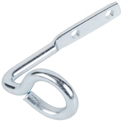 Hampton Small Zinc-Plated Silver Steel 4.125 in. L Rope Binding Hook 150 lb 1 pk