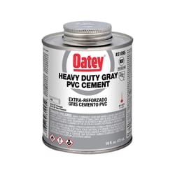 Oatey Heavy Duty Gray Cement For PVC 16 oz