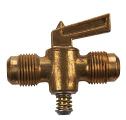 JMF Company Anderson MPT Brass Ground Plug Valve