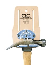 CLC Leather Hammer Holder 4.12 in. L X 7.5 in. H Beige