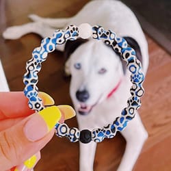 Lokai Unisex Animal Rescue Round Multicolored Bracelet Silicone Water Resistant Size 7.5
