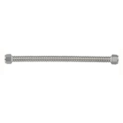 Ace 3/4 in. FIP X 3/4 in. D FIP 18 in. Corrugated Stainless Steel Water Heater Supply Line