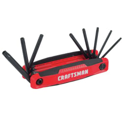 Craftsman T40 Fold-Up 8-in-1 Tamper Resistant Torx Hex Key Set