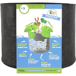 Smart Pot Pond Pots 7.5 in. H X 10 in. D Geo-Thermal Fabric Planter Black