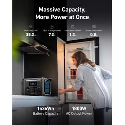 Anker Anker SOLIX 120 V Solar and Battery Portable Inverter Solar Power Station Kit (Battery & Charg