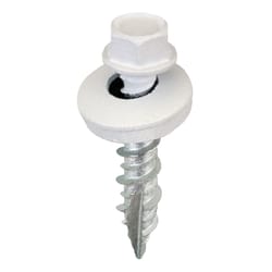 Acorn International No. 9 X 1 in. L Hex White High/Low Wood Screws 250 pk