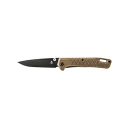 Gerber Coyote Brown Steel 7.2 in. Zilch Folding Knife