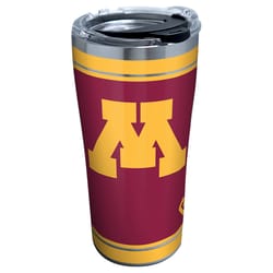 Tervis Collegiate 20 oz Minnesota Golden Gophers Multicolored BPA Free Tumbler with Lid