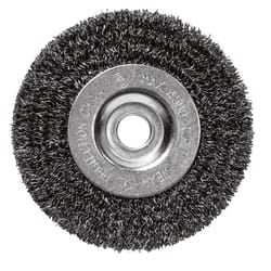 Century Drill & Tool 5 in. Crimped Wire Wheel Brush Steel 3750 rpm 2 pc