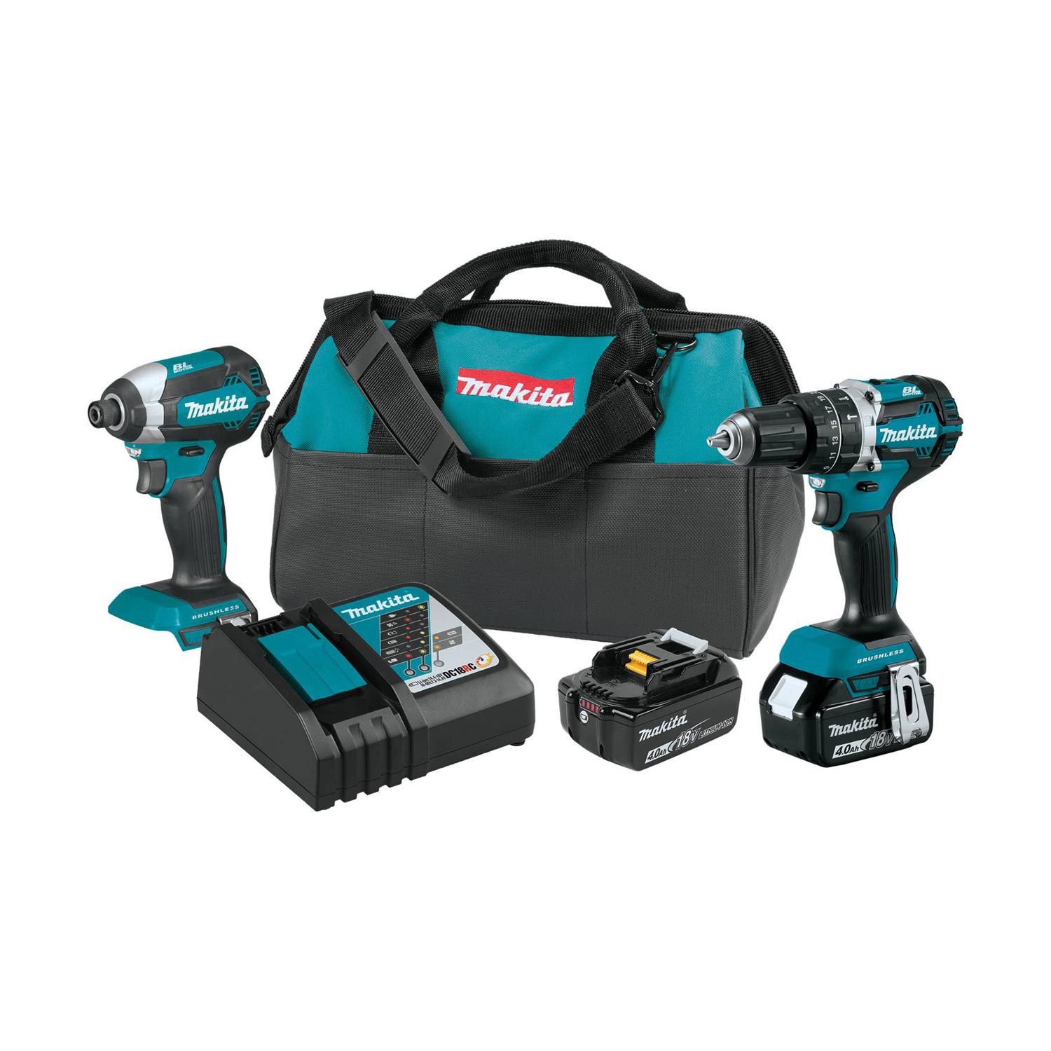 Makita 18V LXT Cordless Brushless 2 Tool Combo Kit Sansujyuku sansujyuku.com