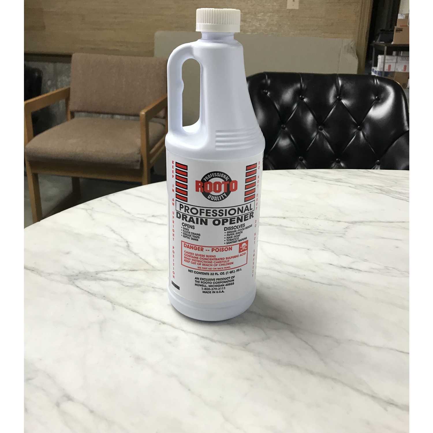 Rooto Professional Liquid Drain Opener 32 oz. Ace Hardware