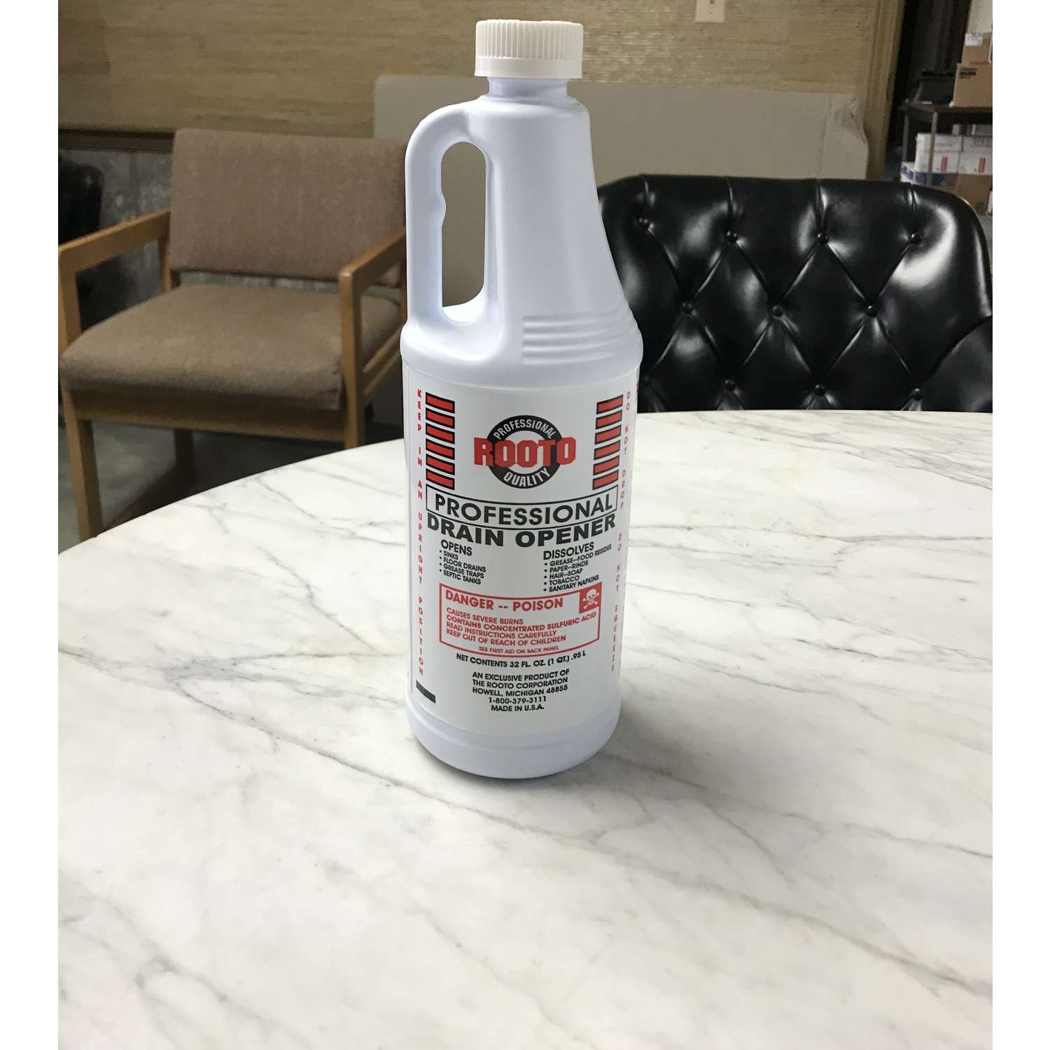 Rooto Professional Liquid Drain Opener 32 oz. Ace Hardware