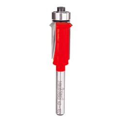 Freud 5/8 in. D X 5/8 in. X 2-13/16 in. L Carbide Tipped Flush Trim "V" Groove Router Bit