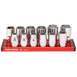 Craftsman V-Series 3/8 in. drive S Metric 6 Point Socket Set 12 pc