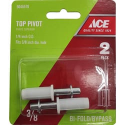 Ace White Plastic Bi-fold Door Pivot 2 pc
