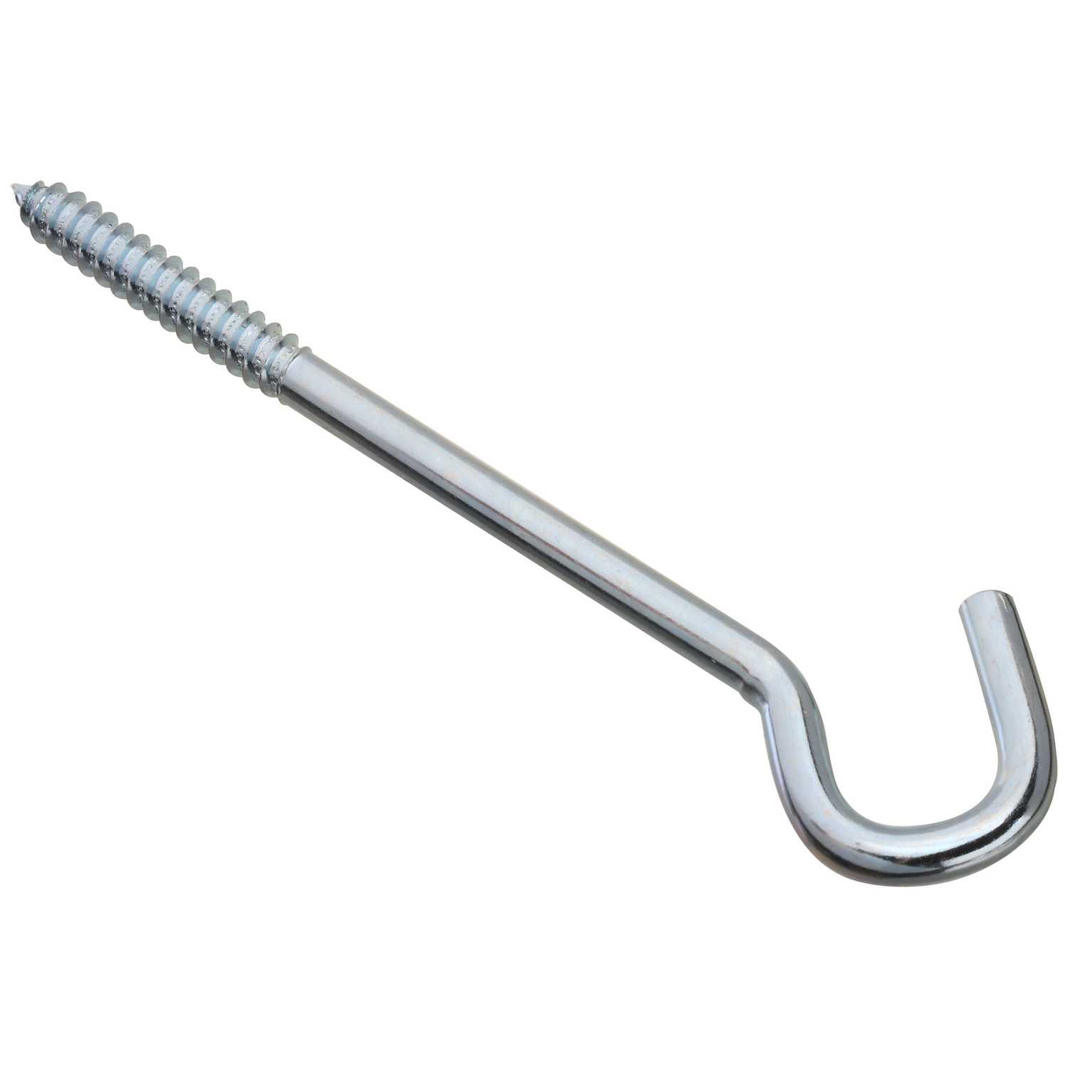 National Hardware ZincPlated Steel 8 in. L Screw Hook 150 lb. 1 pk