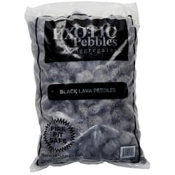 Exotic Pebbles & Aggregates Black Deco Pebbles 20 lb