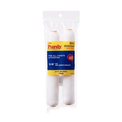 Purdy White Dove Woven Fabric 6.5 in. W X 1/4 in. Mini Paint Roller Cover 2 pk
