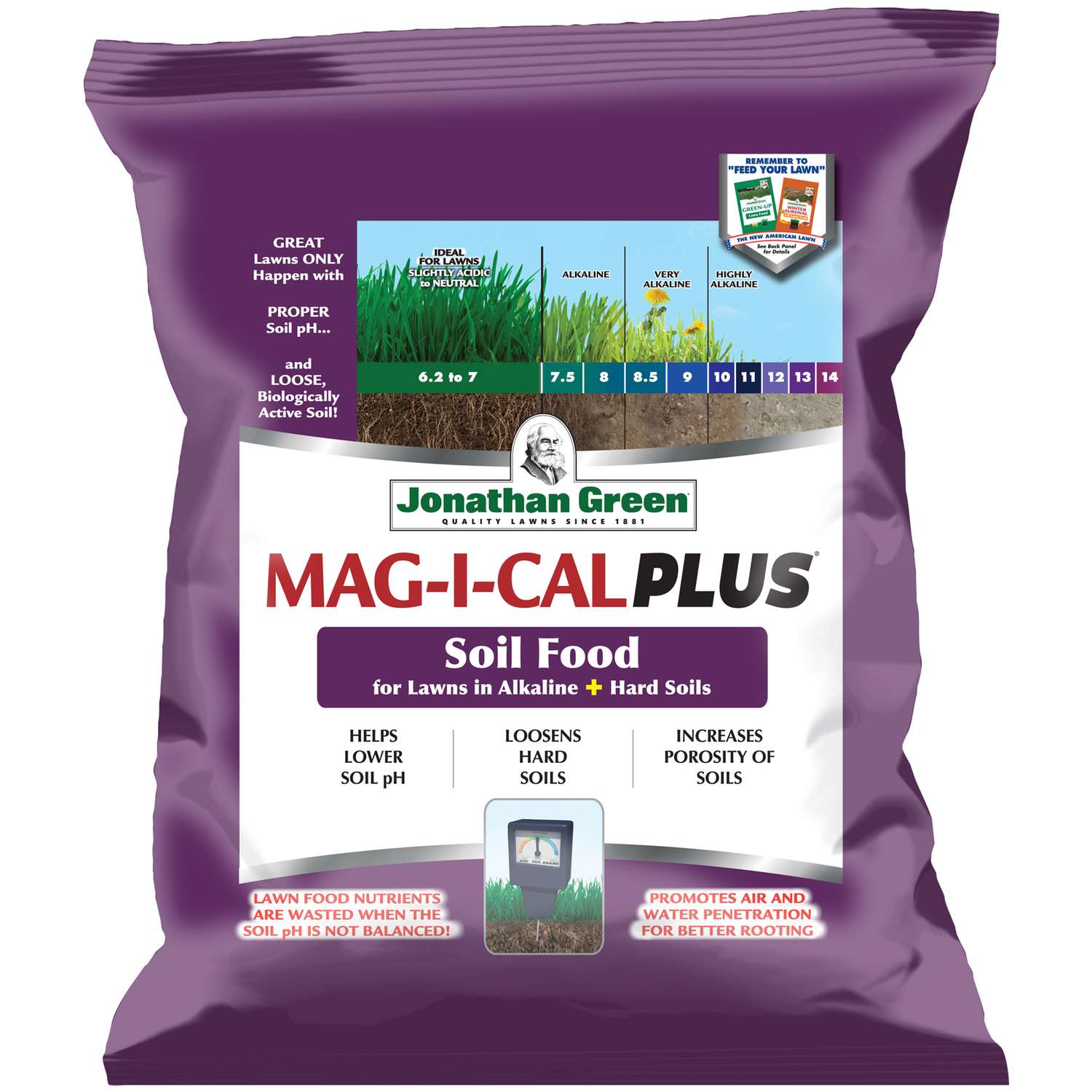 Jonathan Green Mag-I-Cal Plus Annual Program Lawn Fertilizer For All ...