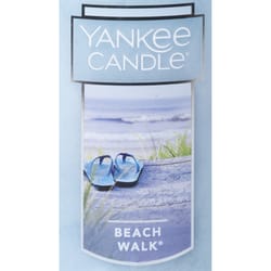 Yankee Candle Blue/Clear Beach Walk Scent Tumbler Candle Jar 7 oz