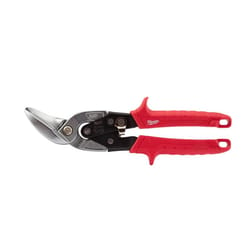 Milwaukee 10 in. Forged Alloy Steel Left Serrated Offset Aviation Snips 22 Ga. 1 pk