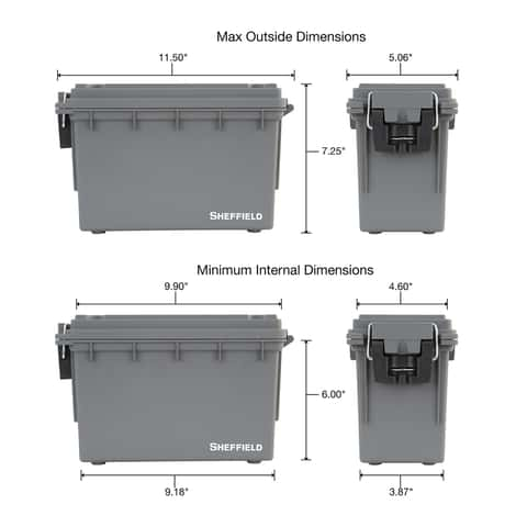 Harvest J-8510 Disposable Plastic Food To Go Packaging Box