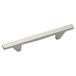 Amerock Sleek Rectangle Door Pull 3-3/4 in. Satin Nickel 1 pk