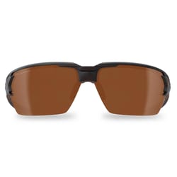 Edge Eyewear Anti-Fog Safety Glasses Copper Lens Black Frame 1 pk