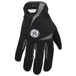 GE Mechanic's Glove Black/Gray L 1 pair