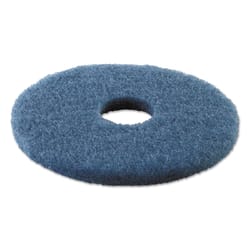 Boardwalk 20 in. D Non-Woven Natural/Polyester Fiber Floor Pad Blue