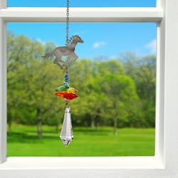 Woodstock Chimes Multi-color Horse Wind Chime