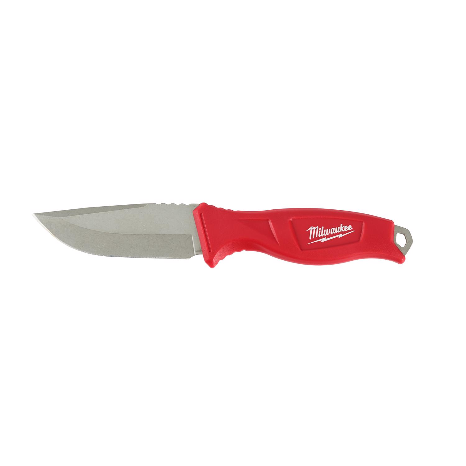 Photos - Utility Knife Milwaukee 9-1/2 in. Fixed Blade Knife Red 1 pc 48-22-1926 