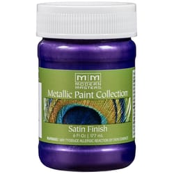 Modern Masters Satin Amethyst Water-Based Metallic Paint Exterior and Interior 6 oz